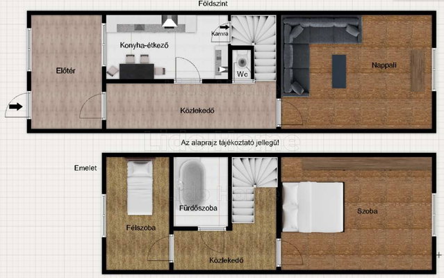 Eladó panellakás, Polgárdin 37.5 M Ft, 3 szobás