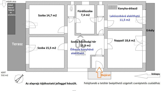 Eladó családi ház, Budapesten, XVII. kerületben, Rácsos utcában