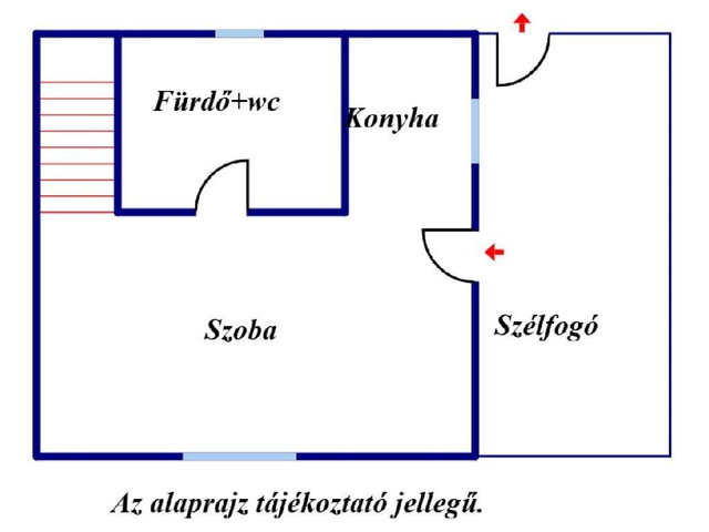 Eladó családi ház, Békéscsabán 24.5 M Ft, 1+1 szobás