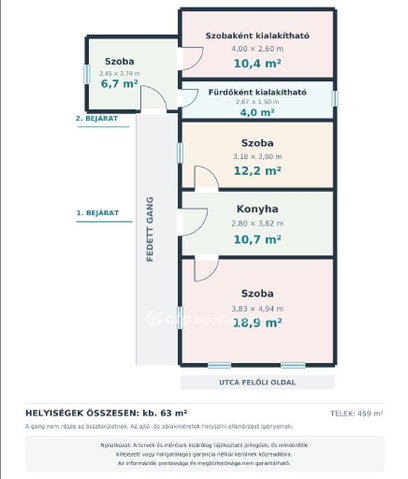 Eladó családi ház, Verpeléten 5.5 M Ft, 2+1 szobás