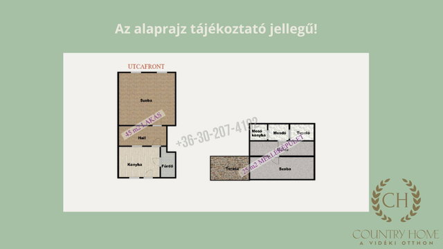 Eladó téglalakás, Szegeden, Rózsa utcában 44.9 M Ft, 2 szobás