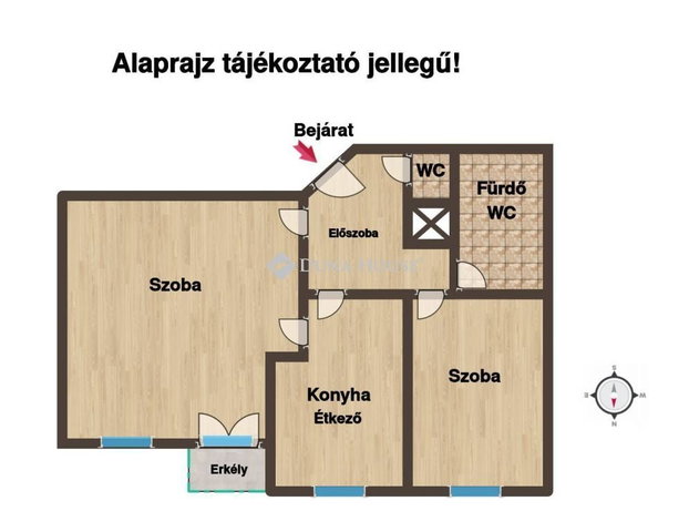 Eladó téglalakás, Budapesten, VIII. kerületben 94.5 M Ft