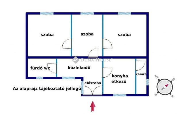 Eladó családi ház, Egyeken 12.9 M Ft, 3 szobás