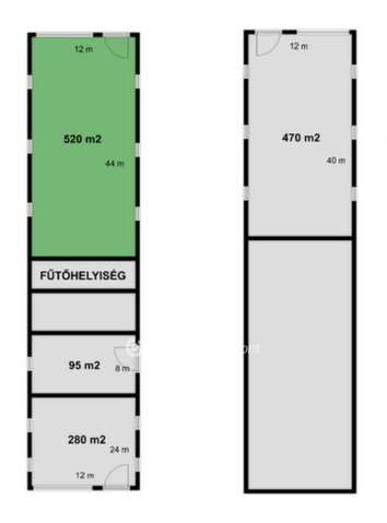 Kiadó ipari ingatlan, Tarjánon 658 E Ft / hó