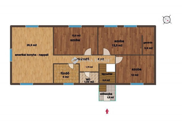 Eladó téglalakás, Velencén 89.7 M Ft, 4 szobás