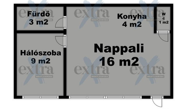 Eladó téglalakás, Szegeden 34 M Ft, 1 szobás