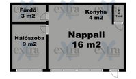 Eladó téglalakás, Szegeden 34 M Ft, 1 szobás