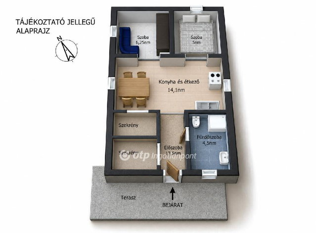 Eladó családi ház, Délegyházán 44.9 M Ft