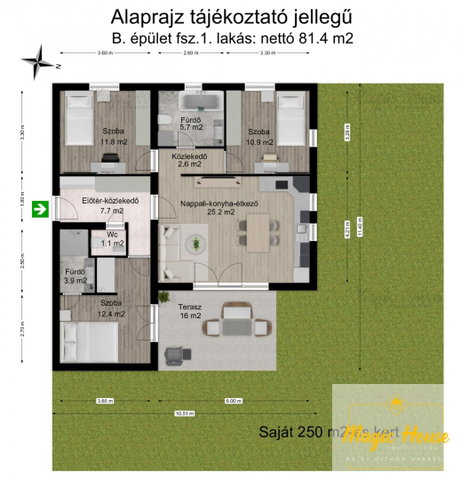 Eladó téglalakás, Érden 99.9 M Ft, 4 szobás