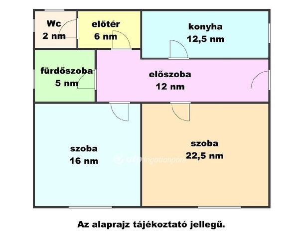 Eladó családi ház, Fegyverneken 13 M Ft, 2 szobás