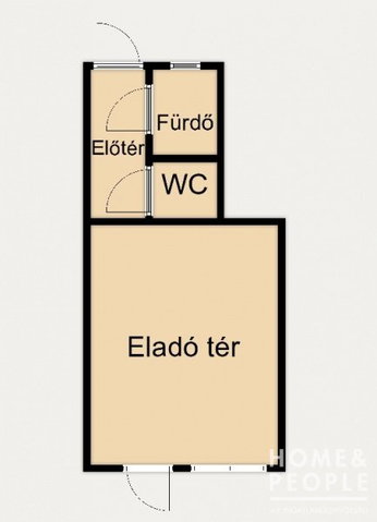 Eladó üzlethelyiség, Szegeden 10.5 M Ft, 1 szobás