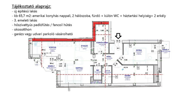 Eladó téglalakás, Szegeden 83.85 M Ft, 3 szobás