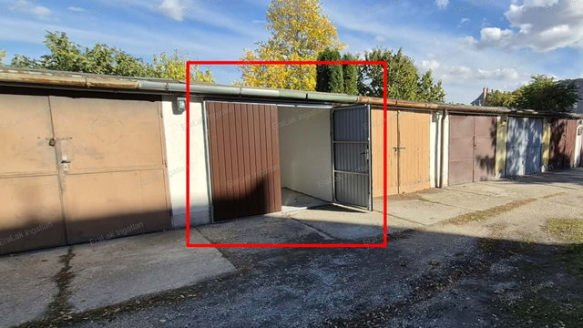 Eladó garázs, Győrött 9.5 M Ft / költözzbe.hu
