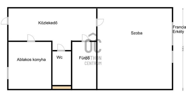Eladó téglalakás, Budapesten, XV. kerületben 65.5 M Ft, 1 szobás