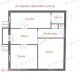 Eladó családi ház, Dabason 67 M Ft, 2 szobás