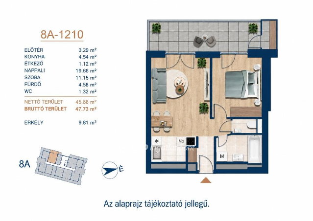Eladó téglalakás, Budapesten, III. kerületben 93.4 M Ft