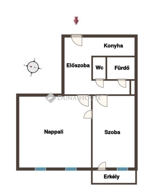 2 bed · 49m² · 72.500.000 ft