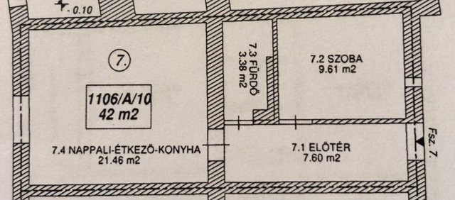 Eladó téglalakás, Szolnokon 50.4 M Ft, 1+1 szobás