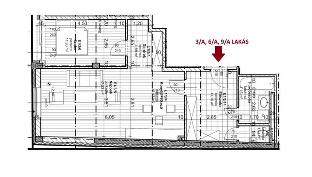 Eladó téglalakás, Budapesten, XX. kerületben 71 M Ft, 2 szobás