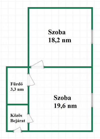 Eladó téglalakás, Dunakeszin 39 M Ft, 2 szobás