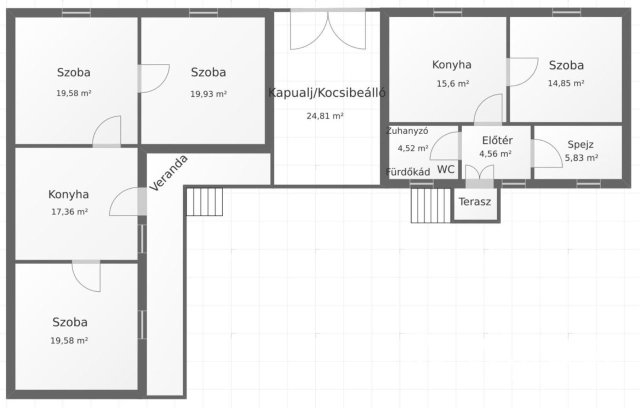Eladó családi ház, Érsekvadkerten 23.5 M Ft, 4 szobás