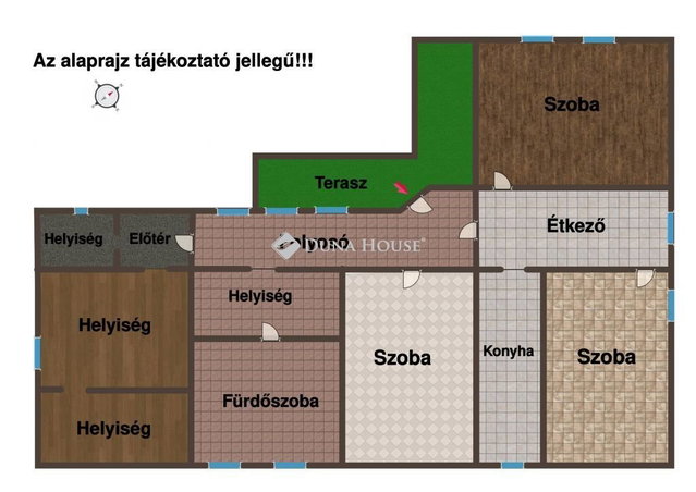 Eladó családi ház, Tiszacsegén, Tisza utcában 12.61 M Ft