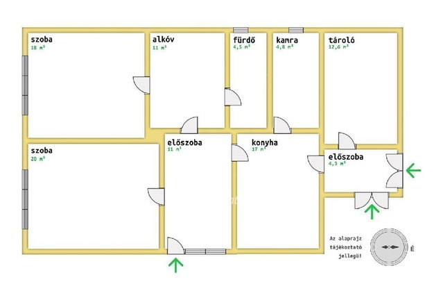 Eladó családi ház, Jászfényszarun 27.5 M Ft, 2+1 szobás
