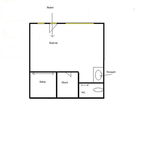Eladó üzlethelyiség, Debrecenben, Teleki utcában 21.9 M Ft
