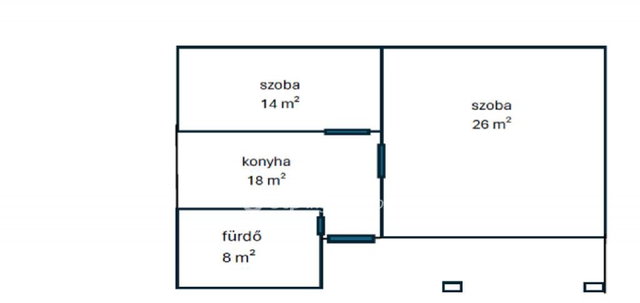 Eladó családi ház, Mátészalkán 45 M Ft, 2 szobás