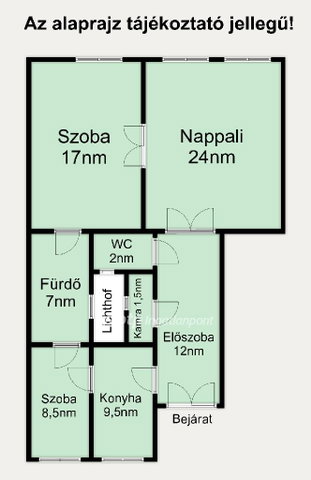 Eladó téglalakás, Budapesten, IX. kerületben 93 M Ft, 3 szobás