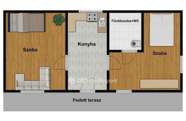 Eladó családi ház, Debrecenben 15.99 M Ft, 2 szobás