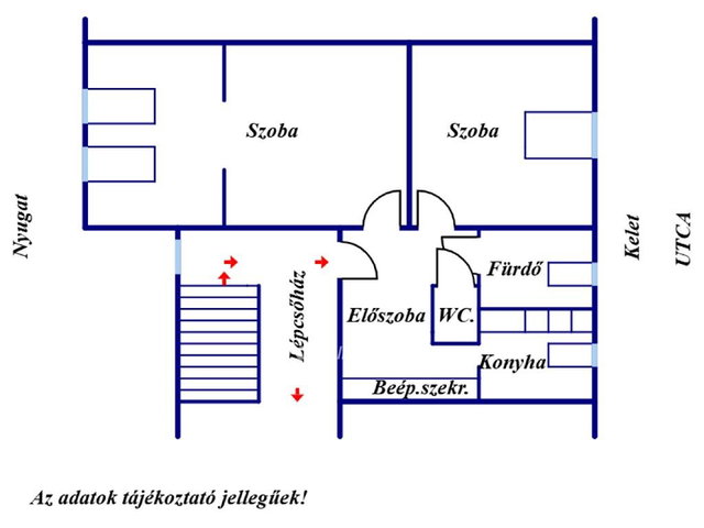 Eladó téglalakás, Kaposváron 37.9 M Ft, 2 szobás