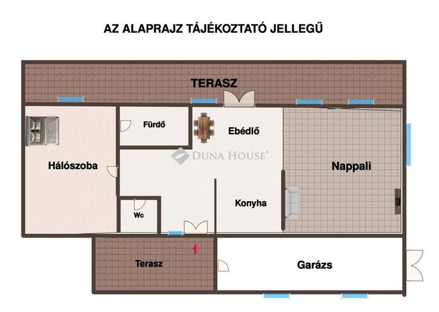 Eladó családi ház, Csopakon, Mű úton 121 M Ft, 2 szobás