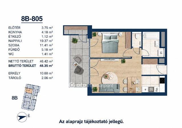 Eladó téglalakás, Budapesten, III. kerületben 115.1 M Ft