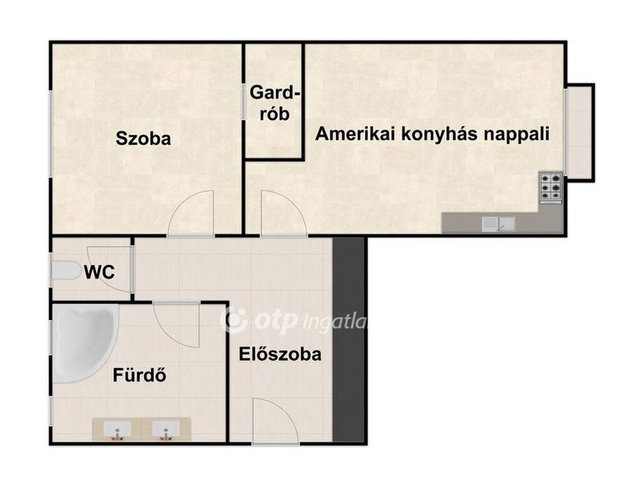 Kiadó téglalakás, albérlet, Debrecenben 300 E Ft / hó, 2 szobás
