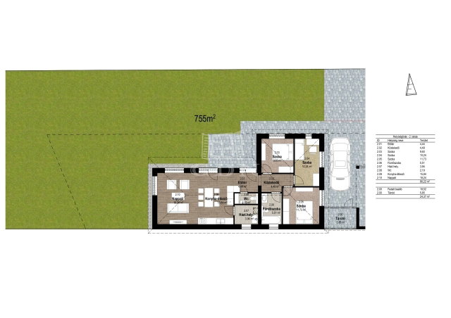 Eladó ikerház, Vasszécsenyen 85 M Ft, 4 szobás