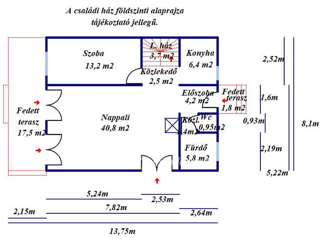 Eladó családi ház, Kecskeméten 115.9 M Ft, 3+2 szobás
