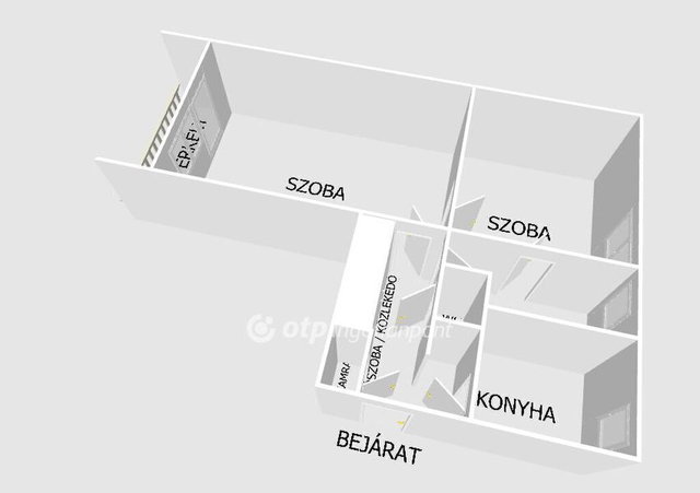 Eladó téglalakás, Egerben 40.5 M Ft, 2 szobás