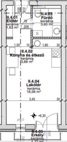 Eladó téglalakás, Nyíregyházán 30.8 M Ft, 1 szobás