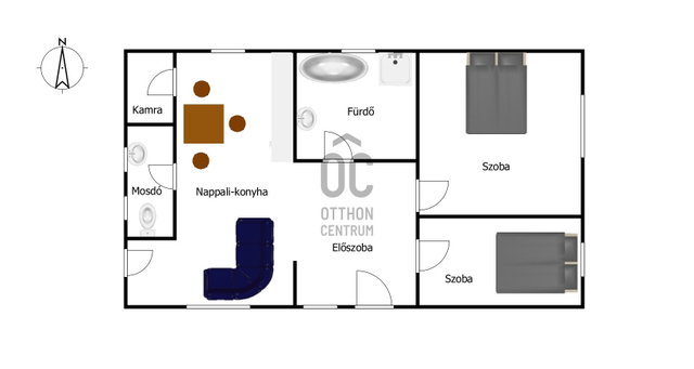 Eladó családi ház, Dunaszentgyörgyön 19.99 M Ft, 3 szobás