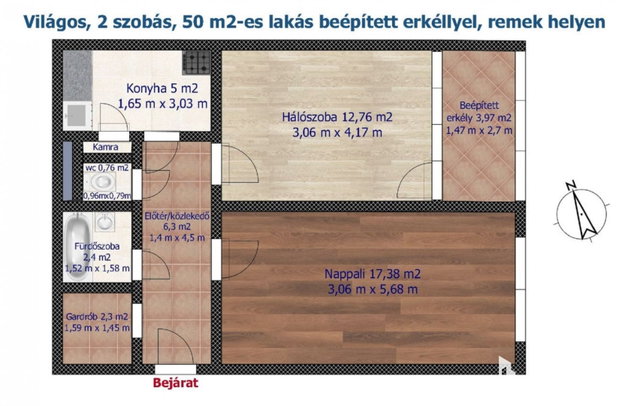 Eladó panellakás, Budapesten, XI. kerületben 78 M Ft, 2 szobás