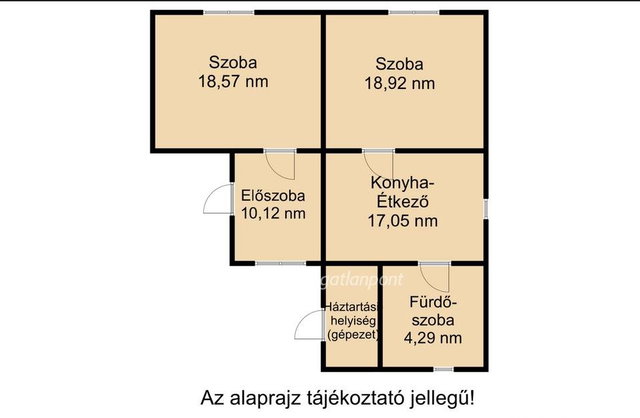 Eladó családi ház, Ebesen 59.9 M Ft, 2 szobás