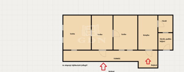 Eladó családi ház, Kállón 12.5 M Ft, 3 szobás