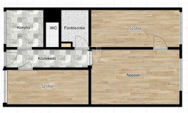 Eladó téglalakás, Budapesten, XX. kerületben 62 M Ft, 2+1 szobás