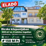 Eladó családi ház, Bicskén 150 M Ft, 7 szobás