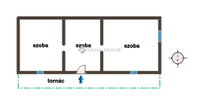 Eladó családi ház, Detken 7.8 M Ft, 3 szobás
