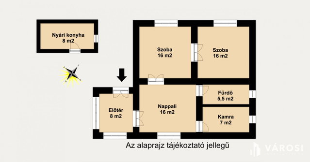 Eladó családi ház, Kisteleken 35 M Ft, 3 szobás