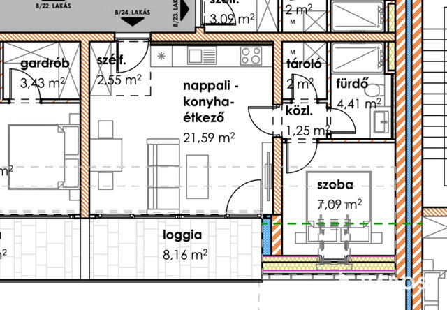 Eladó téglalakás, Makón 45.2 M Ft, 2 szobás