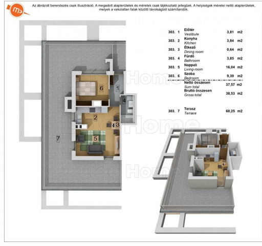 Eladó téglalakás, Fonyódon 64.99 M Ft, 2 szobás