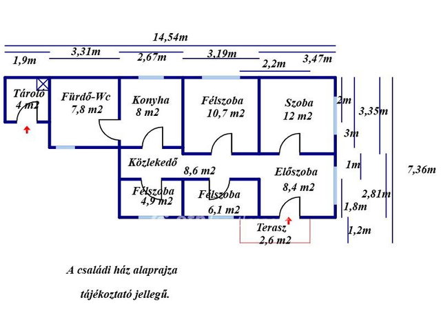 Eladó családi ház, Tiszakécskén 22.5 M Ft, 1+3 szobás